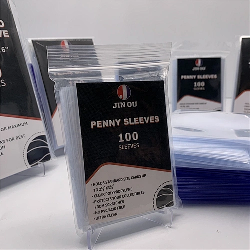 plastic sleeves for cards