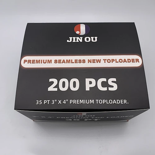 200 pack Super clear 35pt toploader for collecting cards