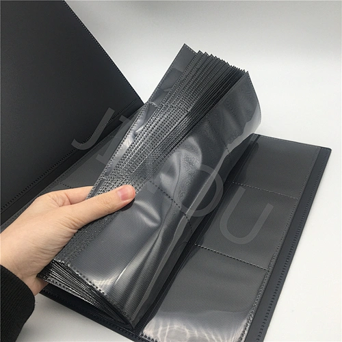 9 Pockets Toploader Pages Trading Card sleeves Ring Binder,JO-AP-02 Toploader