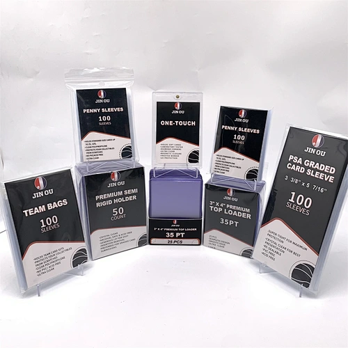 plastic sleeves for cards