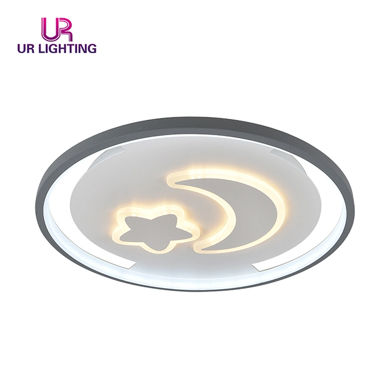 Hot sales modern creative decoration aluminum acrylic round led ceiling lamp for living room