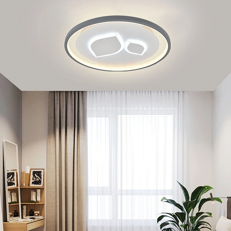 Modern simple nordic round home decoration led ceiling lamp for living room