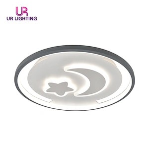Hot sales modern creative decoration aluminum acrylic round led ceiling lamp for living room