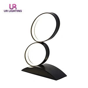 Nordic contemporary modern luxury home decoration aluminum acrylic desk led table lamp