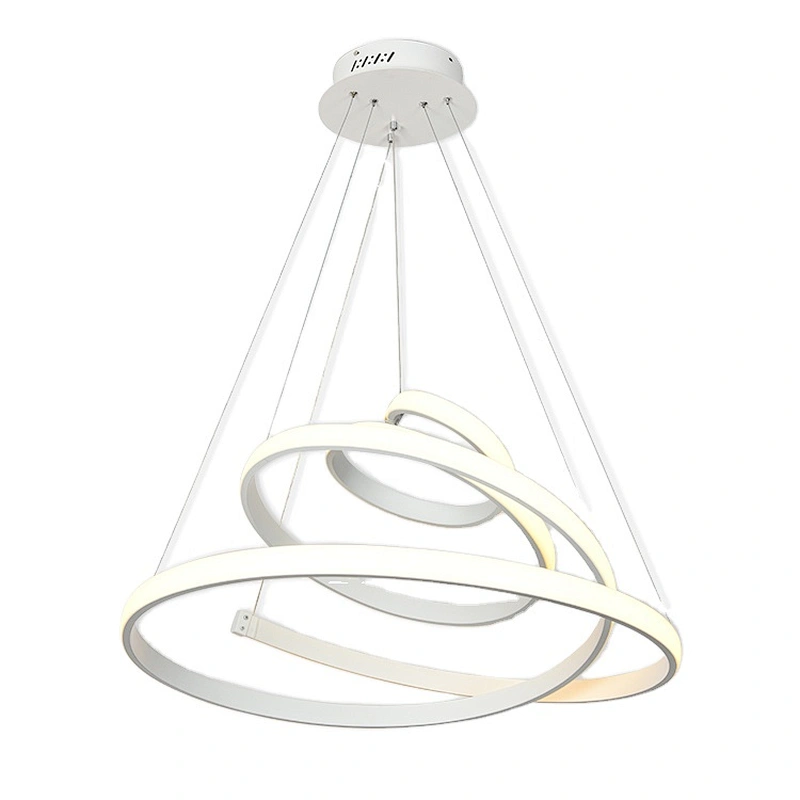 2020 New Design Indoor Dining  For Kitchen Room Home White Decorative Fancy Led Pendant Lamp
