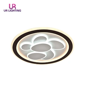 New design 55W aluminum acrylic modern dimmable bedroom home round led ceiling lamp