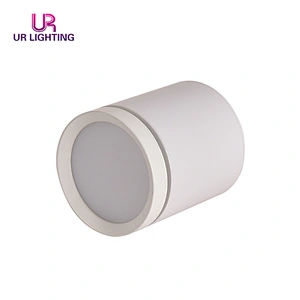 European minimalist style black white surface mounted ceiling 5w round LED downlights