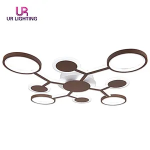 Hot Sale New Design Living Room Dining Room Modern Iron Acrylic Led Ceiling Lamp