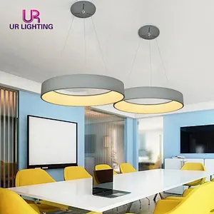 Contemporary Ceiling Hanging Kitchen Modern Circular Led Pendant Light Fixture