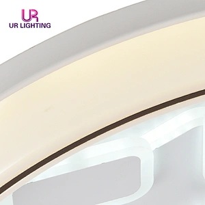 High quality fancy design home decoration round modern decor led ceiling lamp
