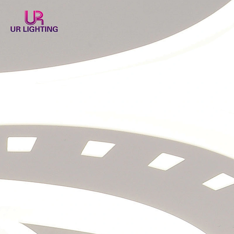 Art Easy Flower Shape Acrylic Bedroom Fashion Modern Led Ceiling Light