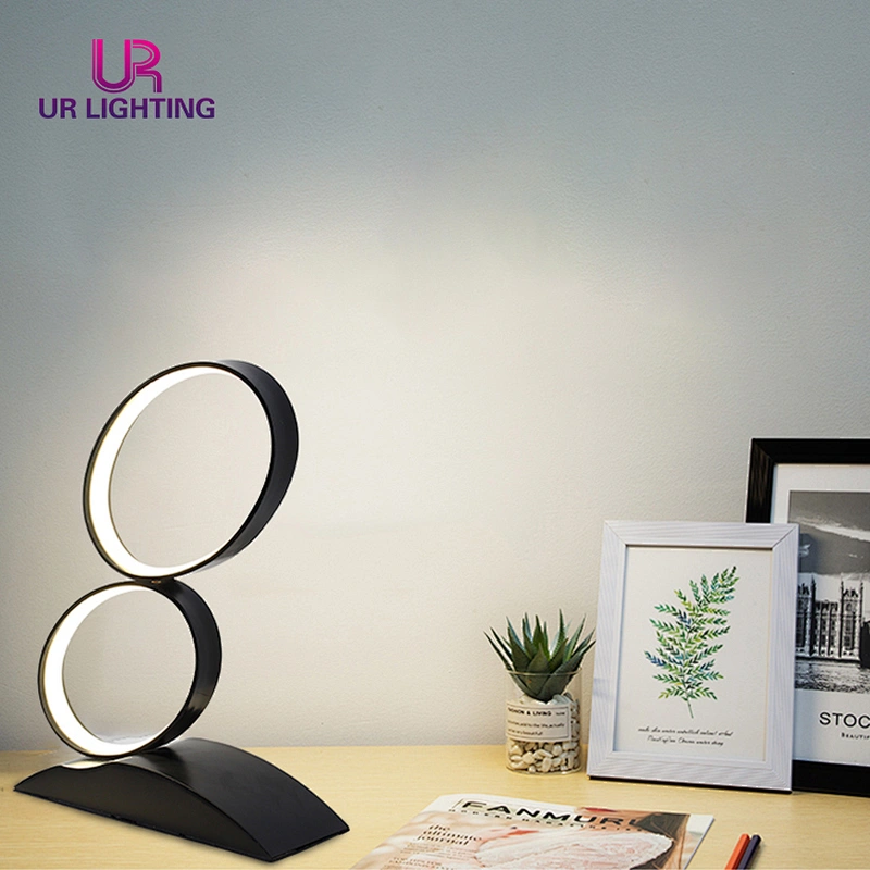 Nordic contemporary modern luxury home decoration aluminum acrylic desk led table lamp