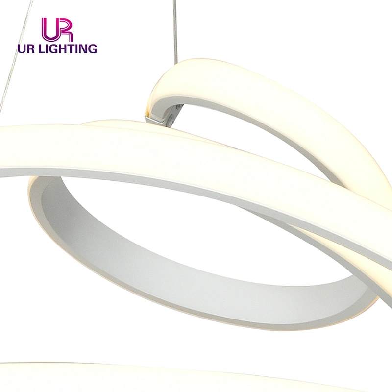 2020 New Design Indoor Dining  For Kitchen Room Home White Decorative Fancy Led Pendant Lamp