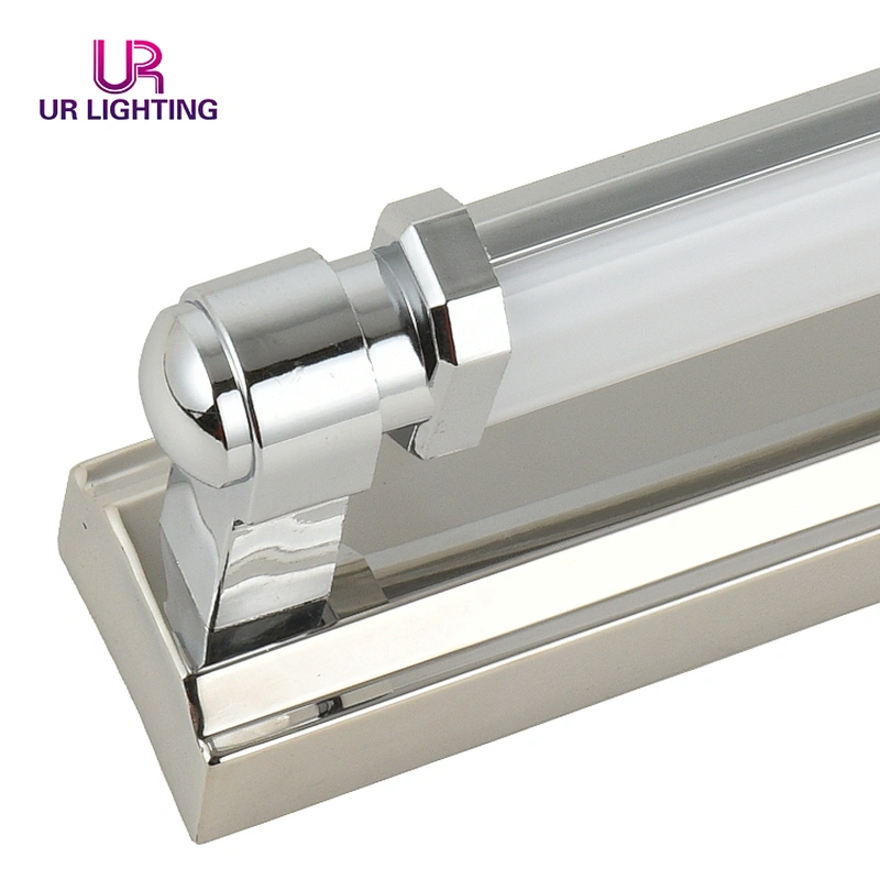 Factory price indoor white simple waterproof bathroom modern led mirror light