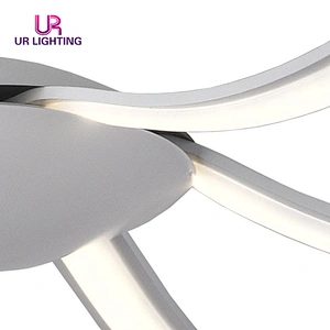 Classical exquisite modern design ceiling contemporary rustical white led chandelier light