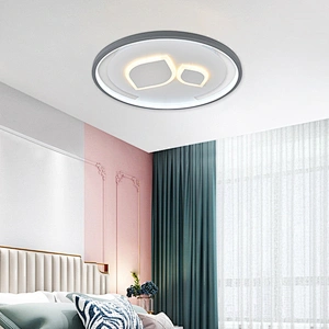 Modern simple nordic round home decoration led ceiling lamp for living room