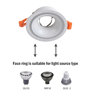 2020 CE ROHS GU10 GU5.3 MR16 home shop office LED spotlight Housing Fixture