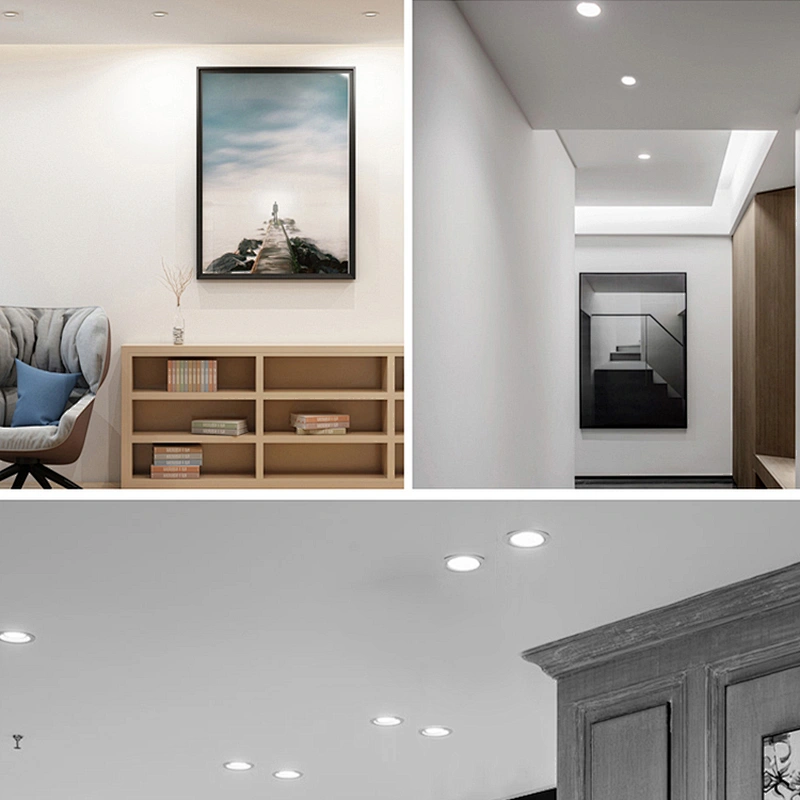 Factory Price Modern 220V Plastic Aluminum SMD 5W Ceiling Recessed Simple Led panel Light