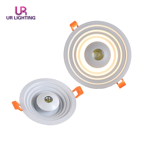 Promotional simple modern home decoration lamp white color 15w + 7w led panel light