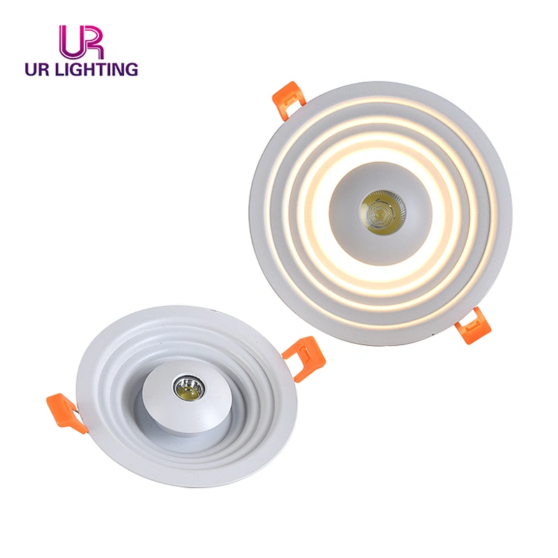 Promotional simple modern home decoration lamp white color 15w + 7w led panel light