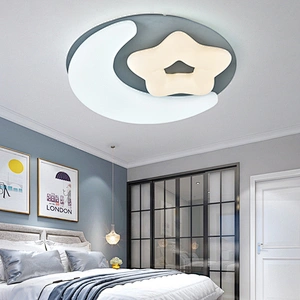 New design white Rotational moulding 2.4G dimmable led ceiling lamp for bedroom living room