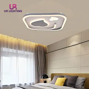 Contemporary New Acrylic Innovation Modern Design Bedroom Led Ceiling Lamp