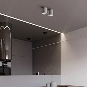 Simple Design surface mounted cylindrical aluminum 7W GU10 LED downlights