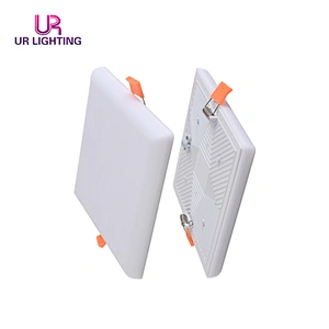 Dimmable white home office recessed mounted frameless square 10 18 24 36 watt led panel light