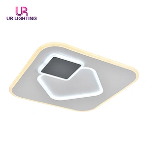 Top supplier modern square aluminum home living room bedroom led ceiling light