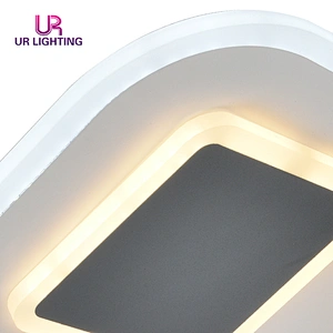 Top supplier modern square aluminum home living room bedroom led ceiling light