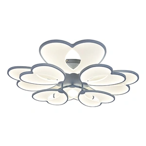 Factory Direct Sale Acrylic Led Chandelier Mounted Fixture For Living Room Flower Ceiling Lamp