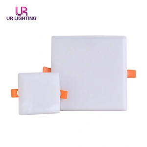 Dimmable white home office recessed mounted frameless square 10 18 24 36 watt led panel light