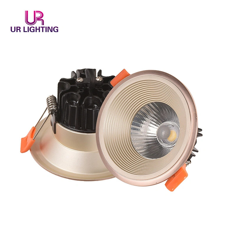 High quality home dimming aluminum indoor round 7 watt ceiling LED Spotlight