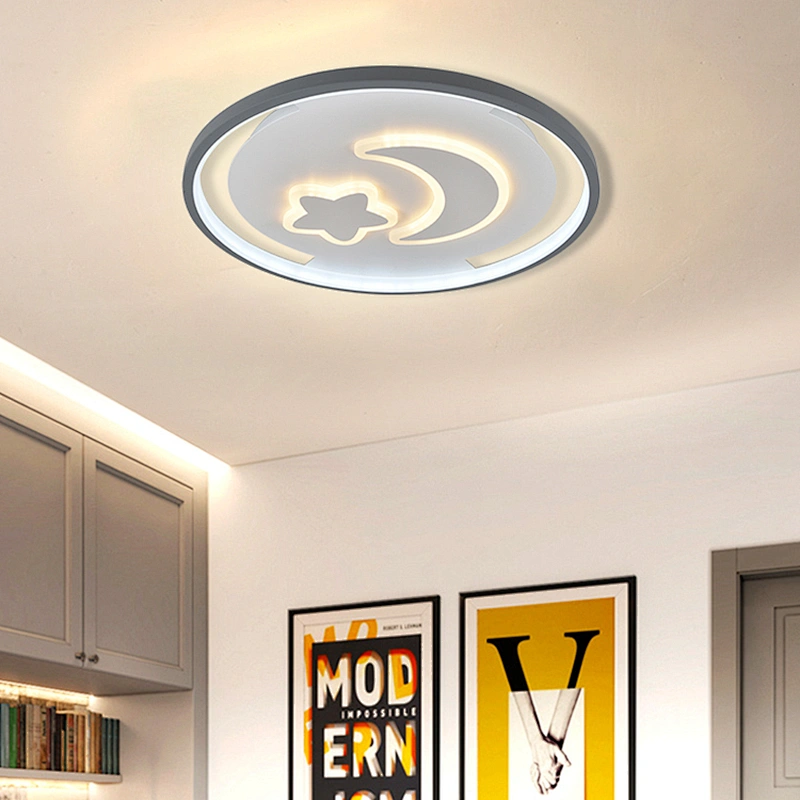 Hot sales modern creative decoration aluminum acrylic round led ceiling lamp for living room