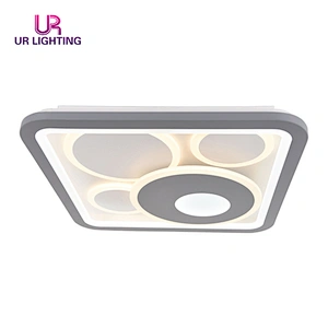 Fashion Modern simple square decorative bedroom home interior Led Ceiling Light