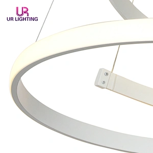 2020 New Design Indoor Dining  For Kitchen Room Home White Decorative Fancy Led Pendant Lamp