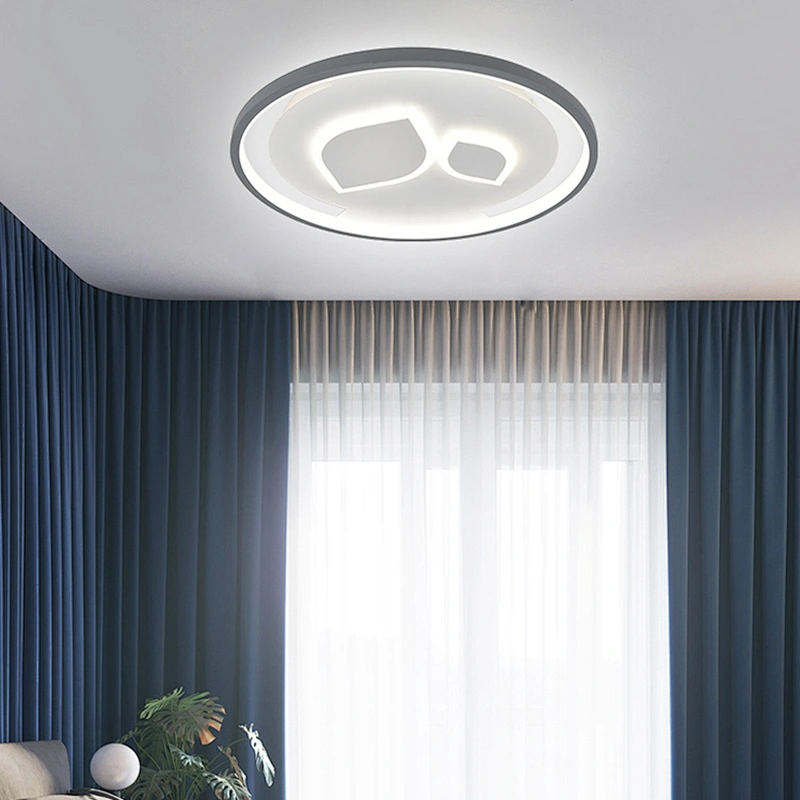 Modern simple nordic round home decoration led ceiling lamp for living room