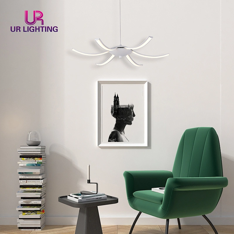Classical exquisite modern design ceiling contemporary rustical white led chandelier light