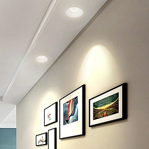 Ultra bright commercial adjustable 7W home decorative recessed mount LED ceiling spotlight