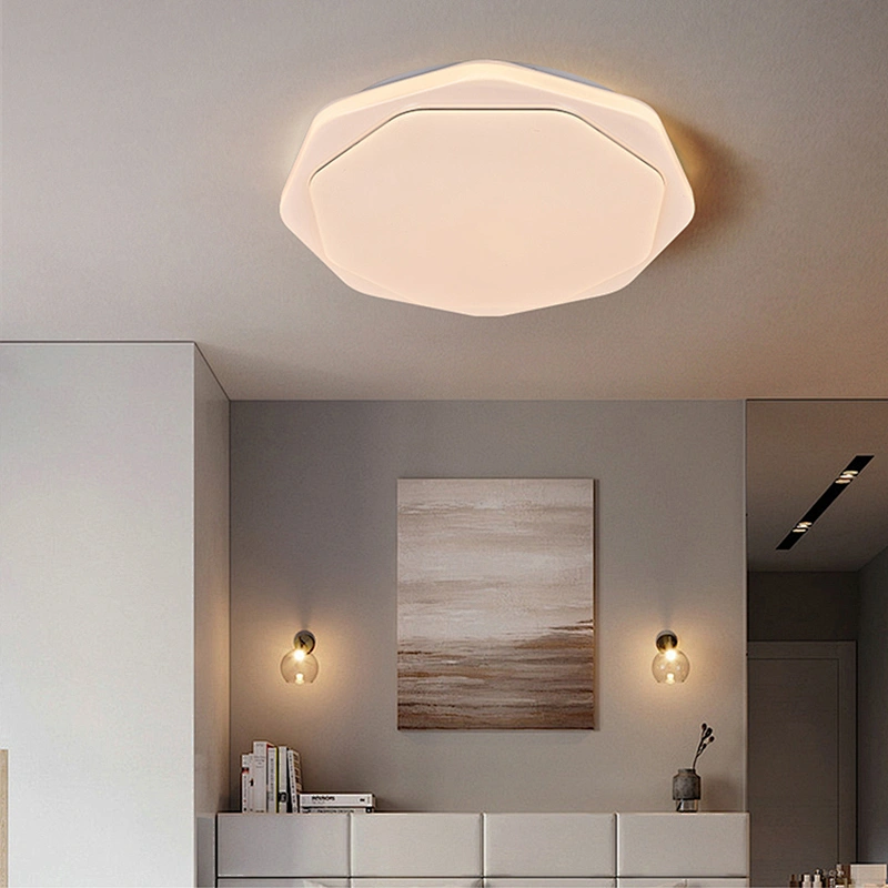Factory direct OEM bedroom balcony living room indoor modern 2.4G dimmable round led ceiling light