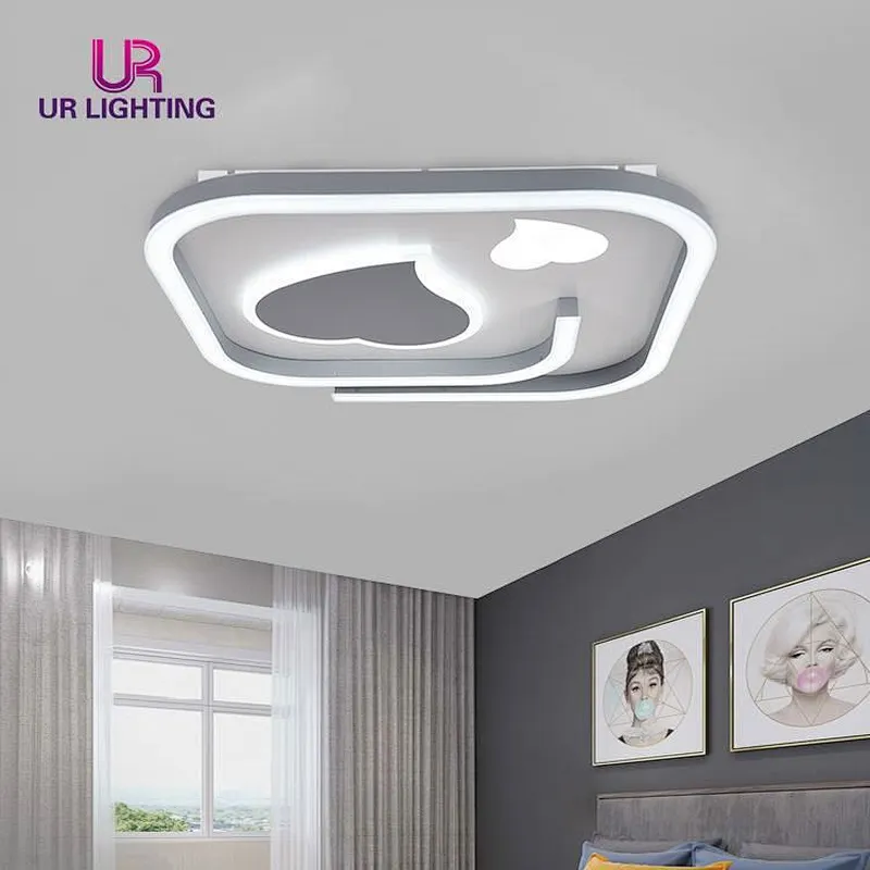 Contemporary New Acrylic Innovation Modern Design Bedroom Led Ceiling Lamp