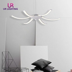 Classical exquisite modern design ceiling contemporary rustical white led chandelier light