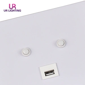 New Style Round White 7W Bedside Reading Indoor Modern LED Wall Lamp