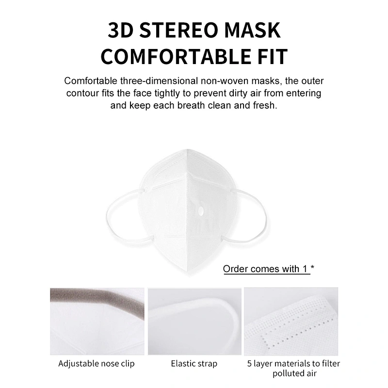 AM99 Disposable Antiviral Face Mask Portable Electronic Face Mask With 99.95% Filter Effect