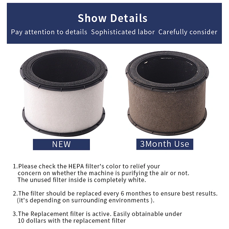 Chine OEM factory in stock portable air purifier for room