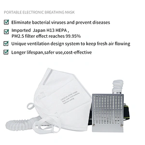 AM99 Disposable Antiviral Face Mask Portable Electronic Face Mask With 99.95% Filter Effect