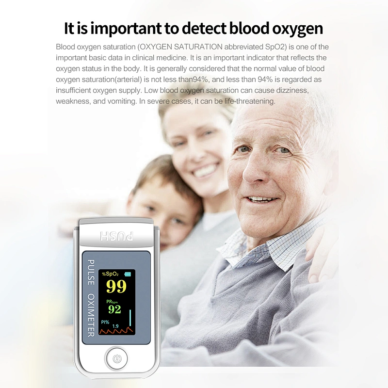 Factory Wholesale Ce Fda Blood Pressure Basic Finger Pulse Oximeter In Stock