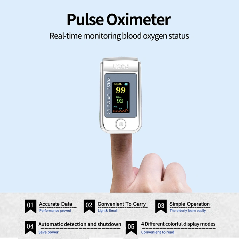 Factory Wholesale Ce Fda Blood Pressure Basic Finger Pulse Oximeter In Stock