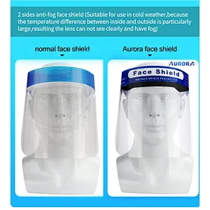 Aurora Anti-fog PET Lense Medical Protective Face Shields Double Protection