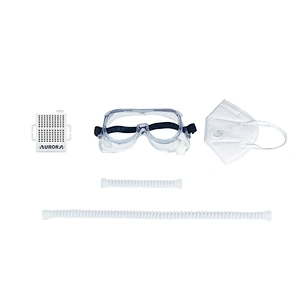 AM-99C Protective Electronic Zero Fog Face Mask Goggles For Medical Use With Double Eye And Face Protection